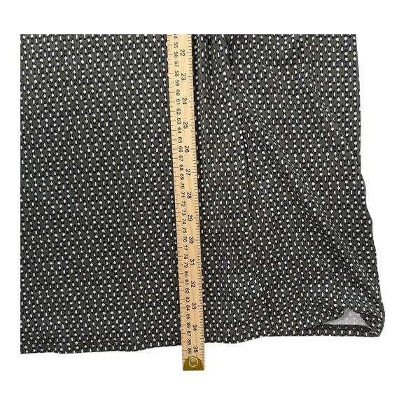 J.Jill Wearever Womens‎ Tank Dress Dark Green Printed High Slit Stretch Size 3X - Picture 7 of 8